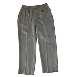 Express Womens Ankle High Rise Dress Pants Pleated Front Career Size‎ 14R